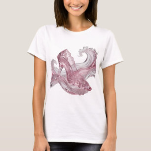 T-shirt Chaussure en verre argentée STATEMENT WAVE Design