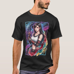 T-shirt Chaussures à jupe noire de Tifa Lockhart de Final