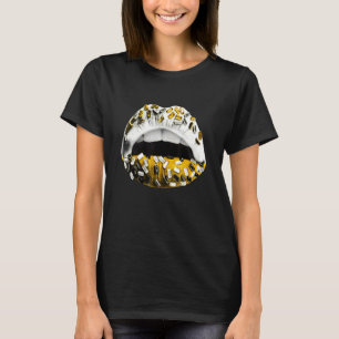T-shirt Chaussures Basket Tee - shirt à lèvres Graphic Mat
