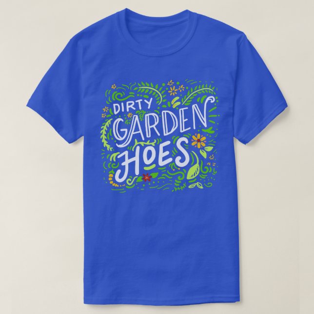 T-shirt Chaussures de jardin sales (Design devant)
