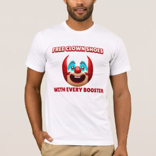 T-SHIRT CHAUSSURES EN HORLOGE ANTI-VAX LIBRES AVEC CHAQUE