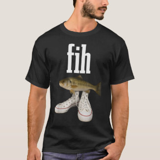 T-shirt Chaussures Fih Poisson Drôle