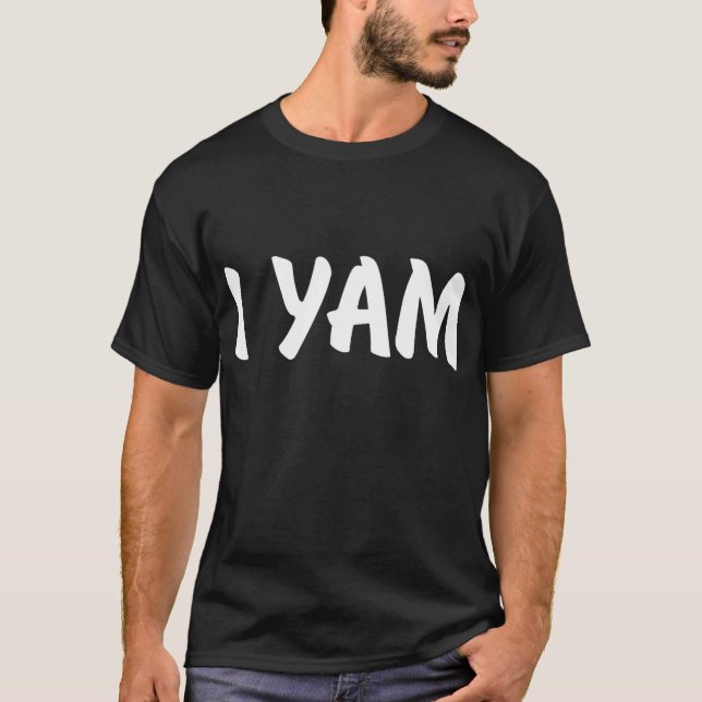 T-shirt Chaussures Ma Pomme De Terre Douce Je Yam Joue Cou (Devant)