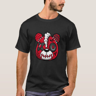 T-shirt Chaussures Ours Lèchement Pour Correspondre Retro 