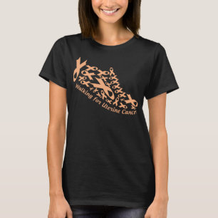 T-shirt chaussures pour cancer de l'utérus