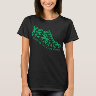 T-shirt chaussures pour cancer du foie