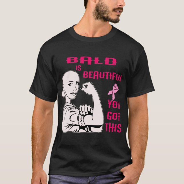 T-shirt Chauve est beau vous avez obtenu ce © (Devant)