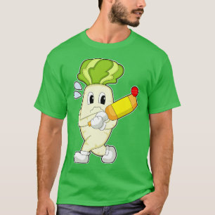 T-shirt Chauve-souris de cricket Radish