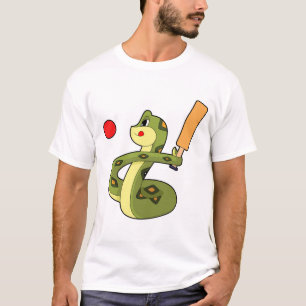 T-shirt Chauve-souris de cricket serpent
