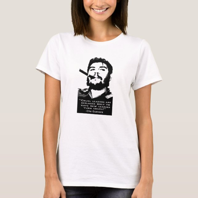 T-shirt Che Guevara fumant un cigare cubain aucun doute (Devant)