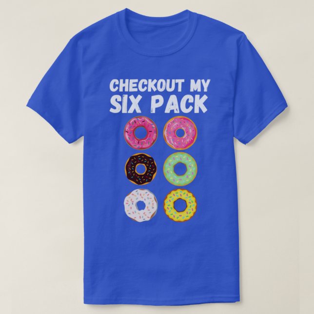 T-shirt check my six pack (Design devant)