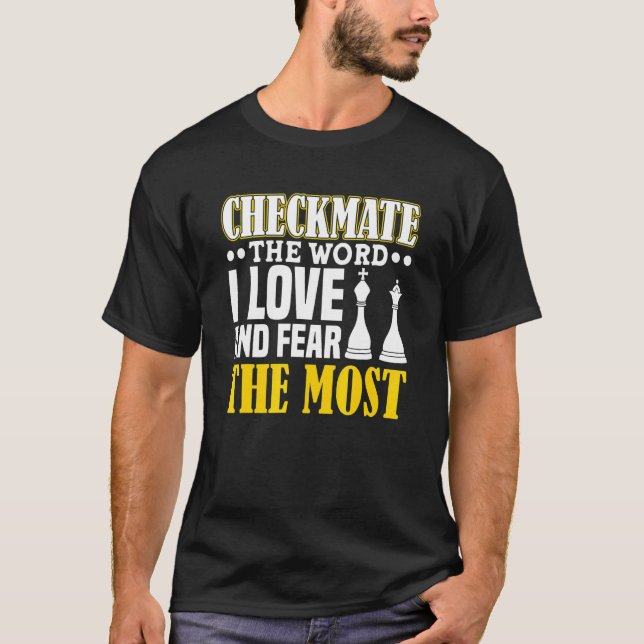 T-shirt Checkmate Chess player chess club chess (Devant)