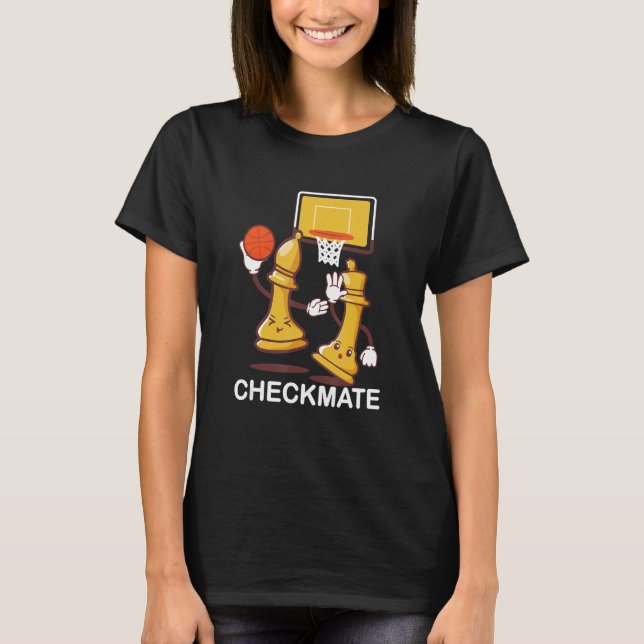 T-shirt Checkmate Playing Chess Game Bishops Chessboard Ch (Devant)