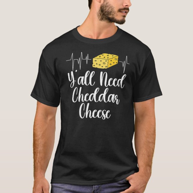 T-shirt Cheddar Fromage Alimentation 4 (Devant)
