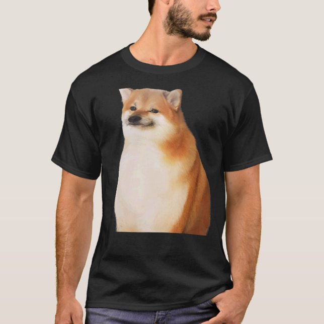 T-shirt Cheems Shiba Inu meme Doge Cheebs Bonk Chien Chems (Devant)