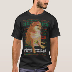 T-shirt Cheems Vilain Sweater Doge Design de mème