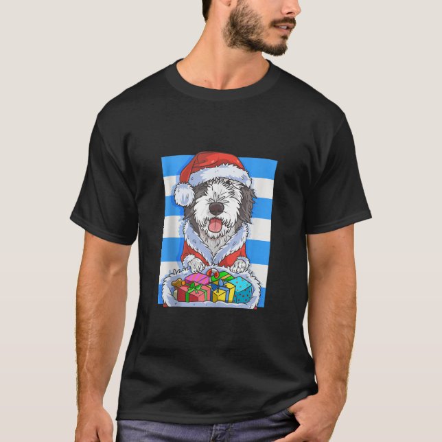 T-shirt Cheepadoodle mignon chien Noël Noël Noël Noël Noël (Devant)