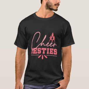 T-shirt Cheer Besties Cheerleader amitié Bestie Best