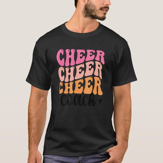 T-shirt Cheer Coach Cheerleading Coach Cheerleader Coach 2 (Devant)