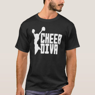 T-shirt Cheer Diva Cheerled Pom-pom girl