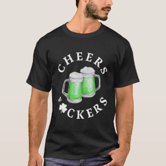 T-shirt Cheer Fuckers Green Beer St Patrick's Day
