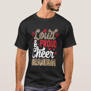 T-shirt Cheer Grand-Mère Plus Grand Empreinte de léopard V