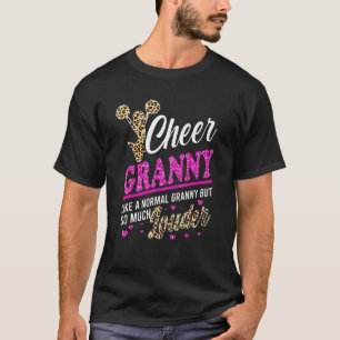 T-shirt Cheer Granny Plus Grand Empreinte de léopard Venti