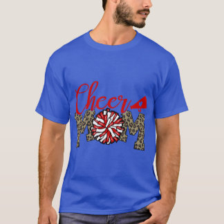 T-shirt Cheer Maman Plus Grand Empreinte de léopard De Ven