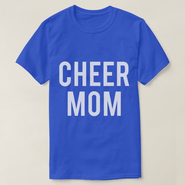 T-shirt Cheer Mom mignon Slogan imprimé (Design devant)