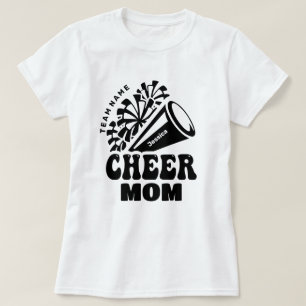 T-shirt Cheer Mom with Custom Team Name & Kid's Name