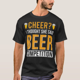 T-shirt Cheer Papa Pom-pom girl Je Pensais Qu'Elle A Dit B