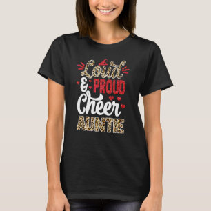 T-shirt Cheer Tante Plus Grand Empreinte de léopard Ventil