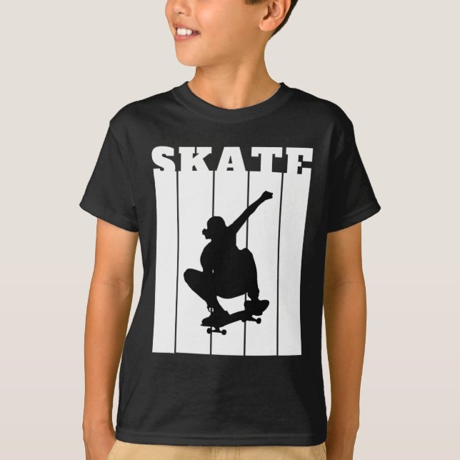 T-shirt Cheerfully Skateboarding Weekends Quote 2  (Devant)