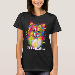 T-shirt Cheerhuahua Chihuahua Humour Chiwawa Cheerleader
