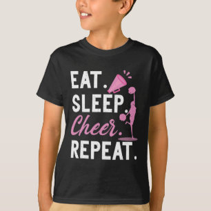 T-shirt Cheerleading Danse Cheerleader Filles Manger Somme