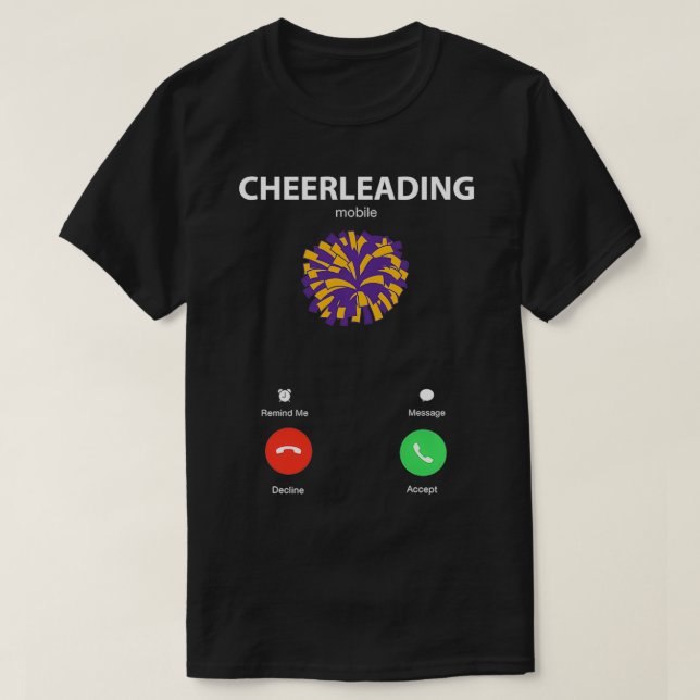T-shirt Cheerled appelle Drôle Cheerled Design (Design devant)