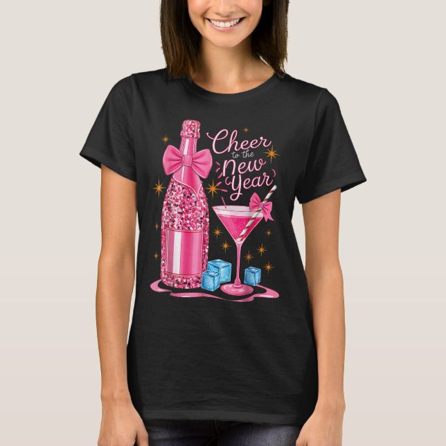 T-shirt Cheers To The New Year 2026 Champagne New Years Ev (Devant)