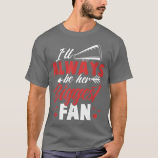 T-shirt CheerWomen Ill toujours être son plus grand fan Ch