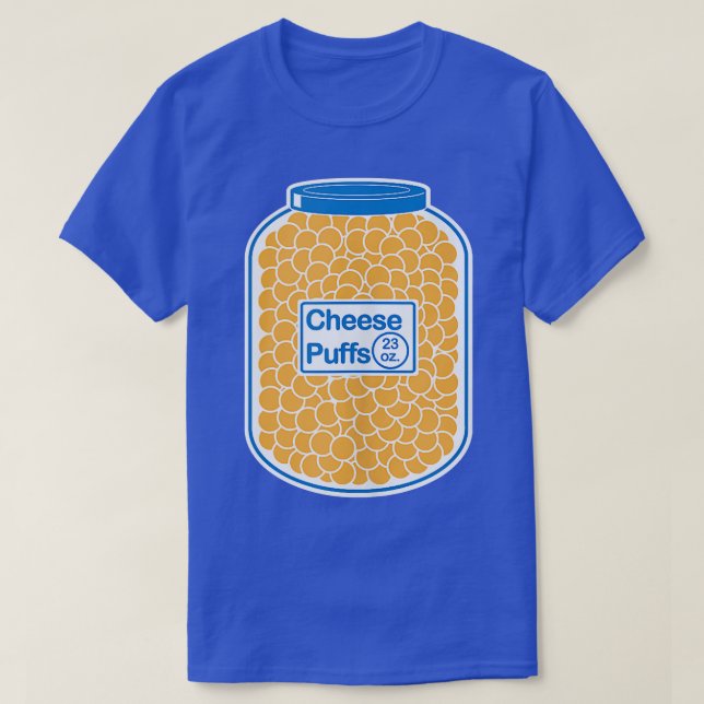 T-shirt Cheese Puffs Workout T  lifting Tee Cheese ball Fu (Design devant)
