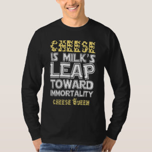 T-shirt Cheese Queen Crown Girl Cheddar Grillé Che