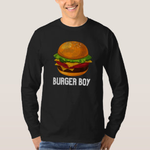 T-shirt Cheeseburger Hamburger Fast Food Burger Garçon Cos