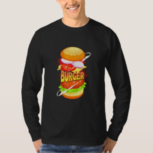 T-shirt Cheeseburger Junk Food Snack Sandwich Food