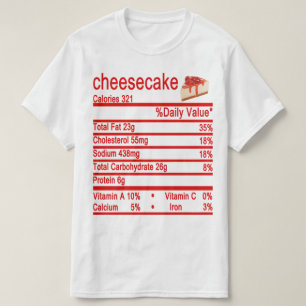 T-shirt cheesecake