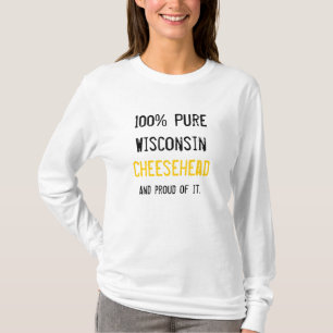 T-shirt Cheesehead et fier. Cuvette stylet XLV