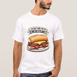 T-shirt Cheesesteak Lover - Parfait pour les fans de gourm