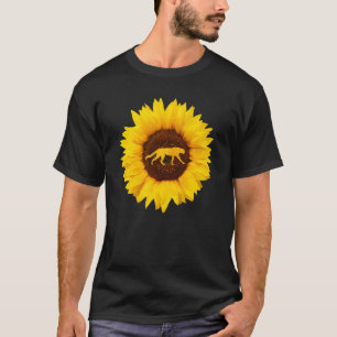 T-shirt Cheetah pour femmes Cougar Canine Tournesol