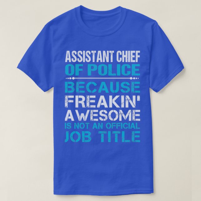 T-shirt Chef Adjoint De La Police Freiner Awesome Cadeau I (Design devant)