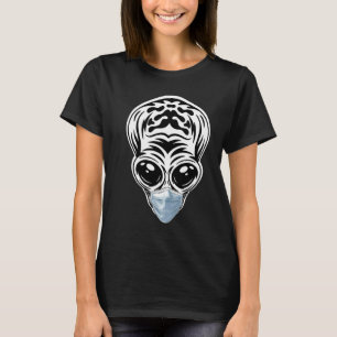 T-shirt Chef Alien UFO Masque visage Je crois Aliens UFO