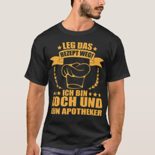 T-shirt Chef and not a pharmacist pharmacy gift donut food