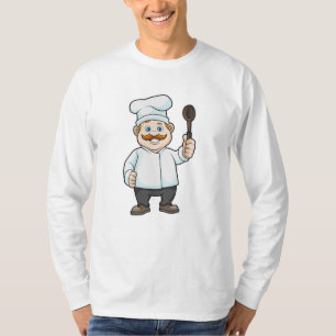 T-shirt Chef avec casquette et cuillère à soupe du chef